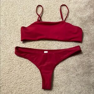 Red Bikini Set